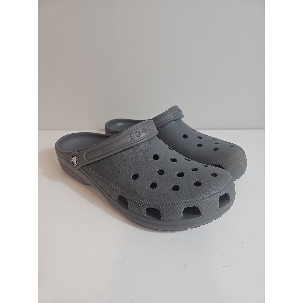 Crocs Unisex Classic Clog - Gray - Mens 10 Women's 12